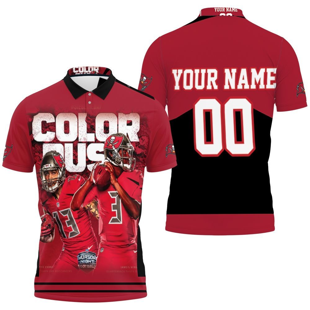 Color Us Tampa Bay Buccaneers Nfc South Division Champions Super Bowl Personalized 3D All Over Print Polo Shirt