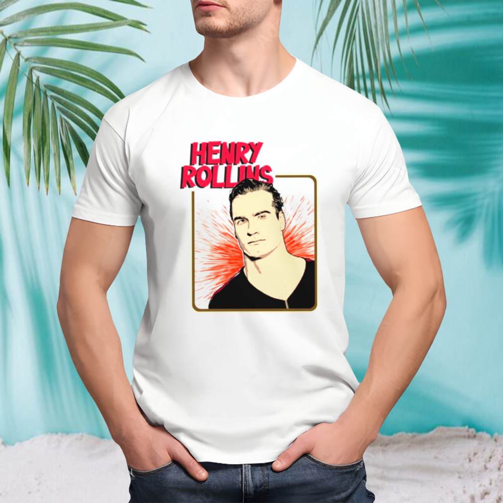 Comic Portrait Henry Rollins shirt