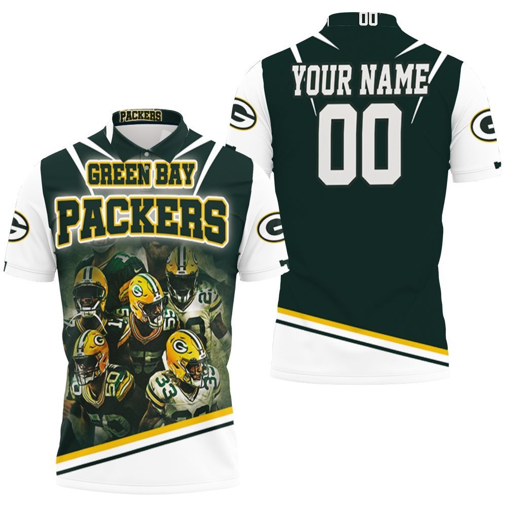 Green Bay Packers Legends Nfl Super Bowl Championship Great Team Thanks Personalized 3D All Over Print Polo Shirt