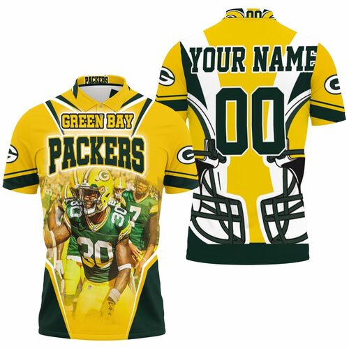 Green Bay Packers Logo Nfc North Champions Division Super Bowl Personalized 3D All Over Print Polo Shirt