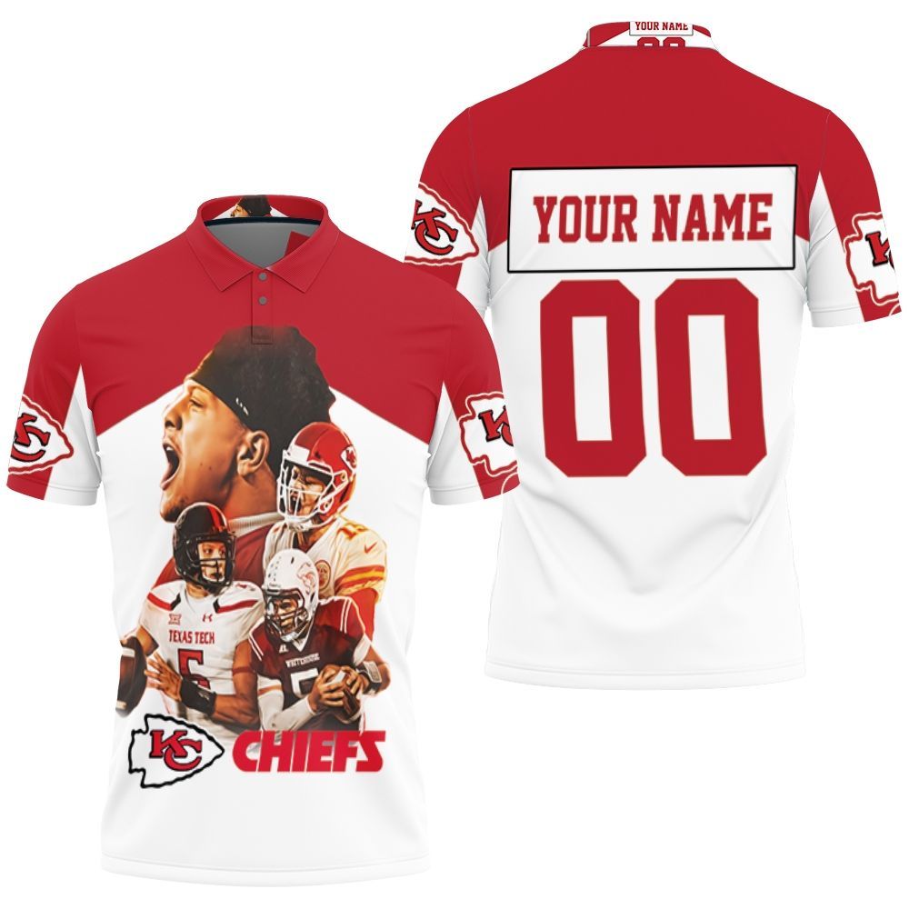 Kansas City Chiefs Sexy Lips Nfl Champion Great Players Best Team Personalized 3D All Over Print Polo Shirt