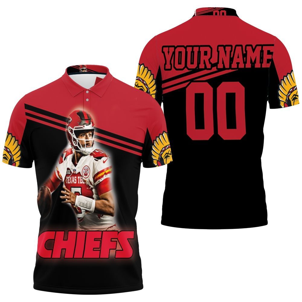 Patrick Manohomes 15 Kansas City Chiefs Super Bowl Afc West Division Champions Personalized 3D All Over Print Polo Shirt