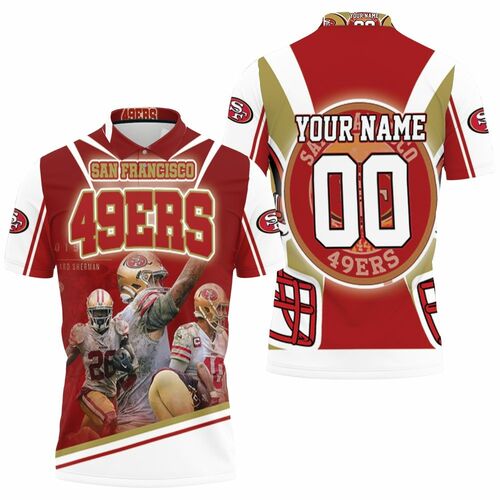 Super Bowl San Francisco 49ers Nfc East Champions Personalized 3D All Over Print Polo Shirt