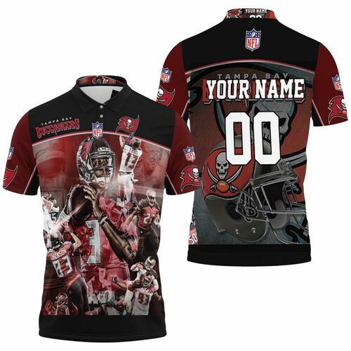 Tampa Bay Buccaneers Flag Nfc South Champions Super Bowl Personalized 3D All Over Print Polo Shirt