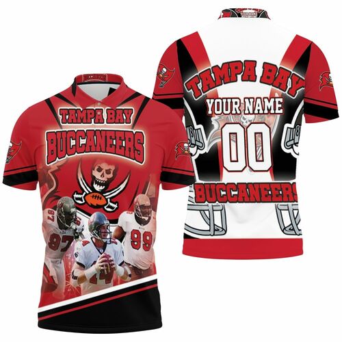 Tampa Bay Buccaneers Nfl Champs Personalized 3D All Over Print Polo Shirts