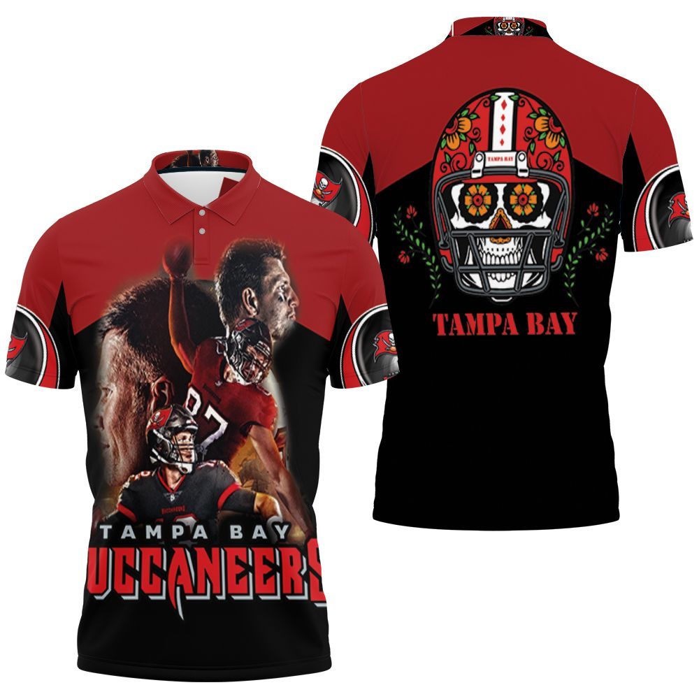 Tampa Bay Buccaneers Skull Nfc South Division Champions Super Bowl 3D All Over Print Polo Shirt Tampa Bay Buccaneers Skull Nfc South Division Champions Super Bowl 3D All Over Print Polo Shirt