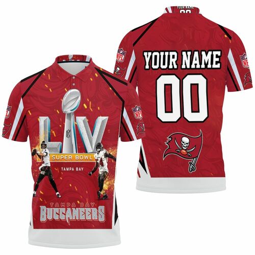 Tampa Bay Buccaneers Super Bowl Nfc South Division Champions 1 Personalized 3D All Over Print Polo Shirt