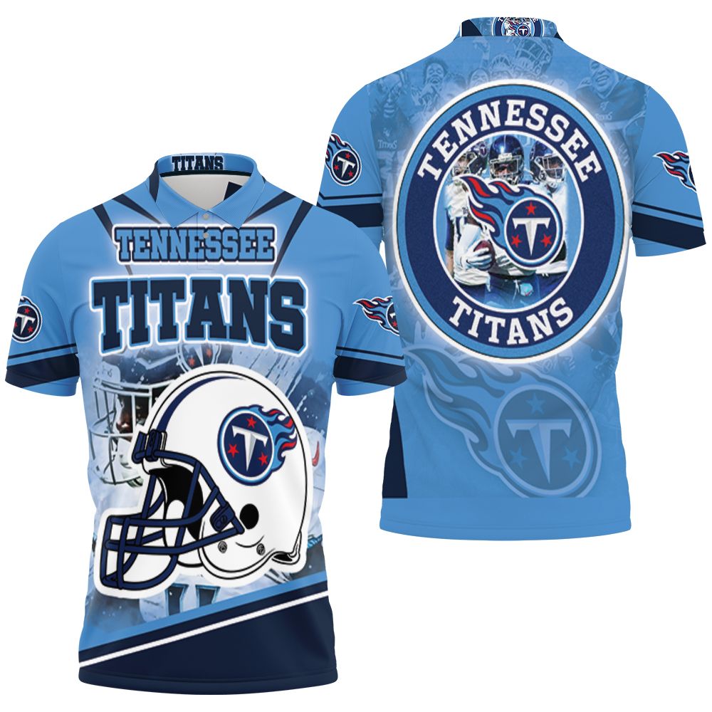 Tennessee Titans Helmet Afc South Division Champions Super Bowl 3D All Over Print Polo Shirt Tennessee Titans Helmet Afc South Division Champions Super Bowl 3D All Over Print Polo Shirt