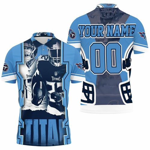 Tennessee Titans Super Bowl Afc South Champions Super Bowl Personalized 3D All Over Print Polo Shirt