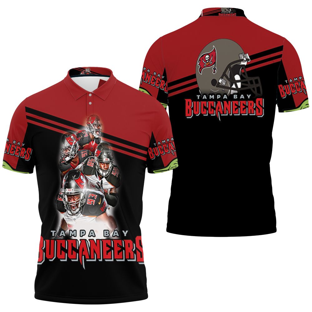 Yoda Tampa Bay Buccaneers Green Helmet Nfc South Division Champions Super Bowl 3D All Over Print Polo Shirt