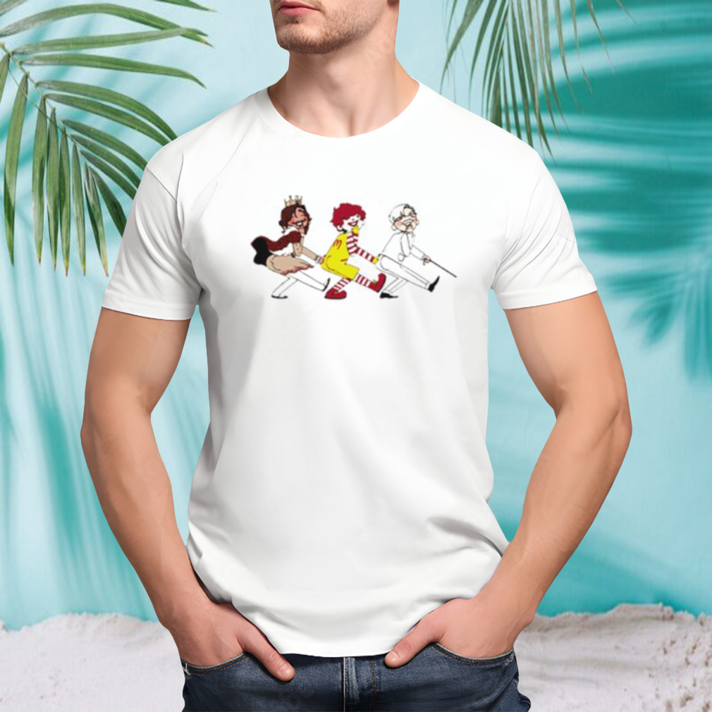 Burger King Ronald McDonald and Colonel Sanders shirt