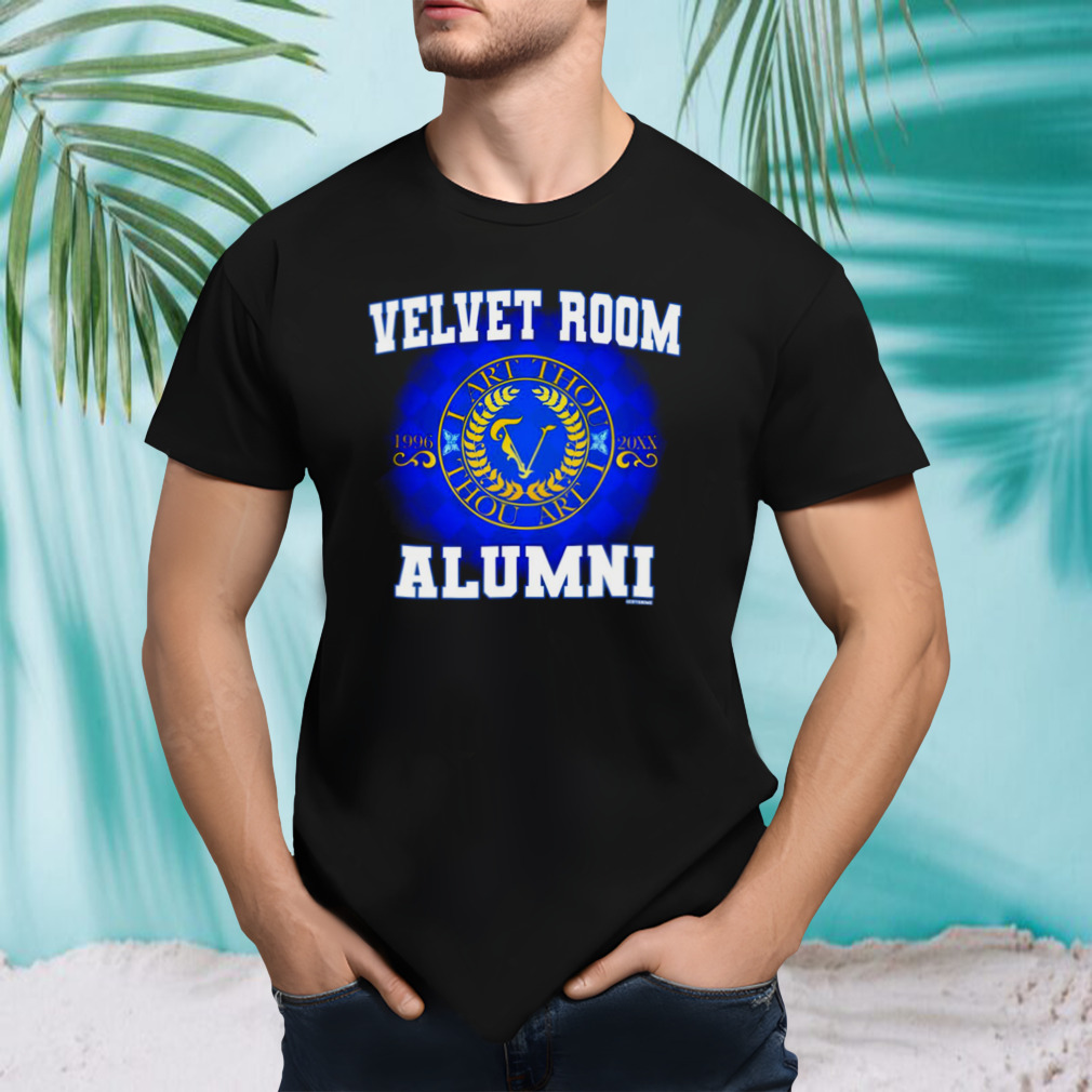Checkered Velvet Room Alumni Persona Varisty shirt