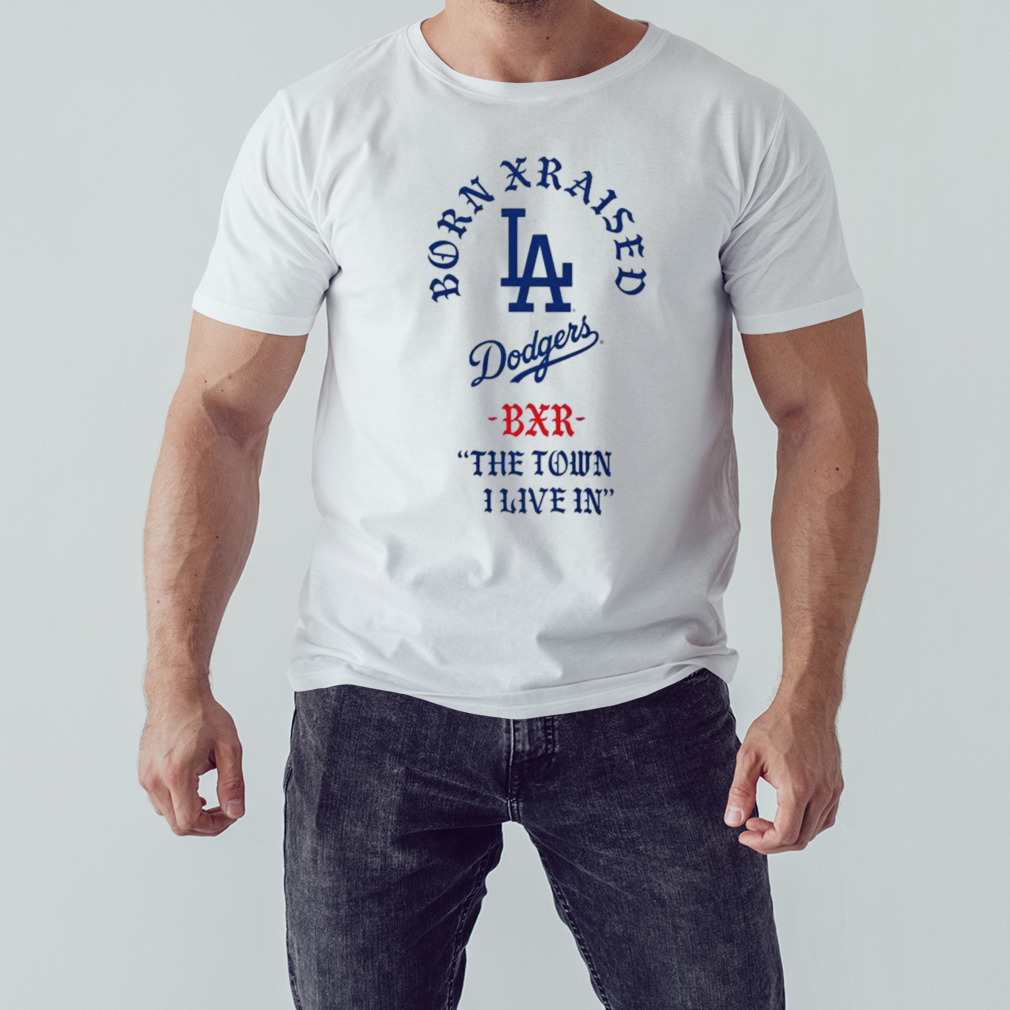 Born x Raised White Los Angeles Dodgers 2023 T-Shirt, hoodie