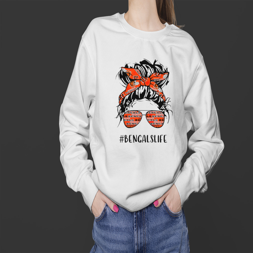 Bengalslife Messy Bun Cincinnati Bengals Shirt, Bengals Gifts Ideas - Your  One-Stop Shop for the Perfect Presents