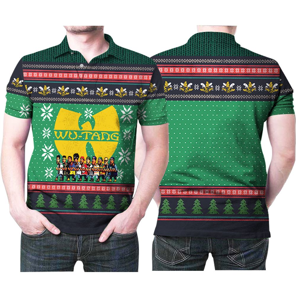 Art Wu Tang Clan Hip Hop Legend Ugly Christmas 3D All Over Print Polo Shirt