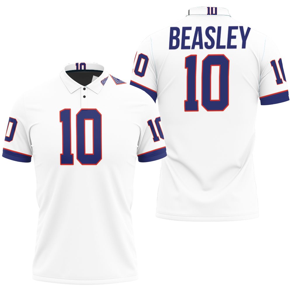 Buffalo Bills Cole Beasley #10 Great Player Nfl American Football Team White Vintage Bills Fans Polo Shirt