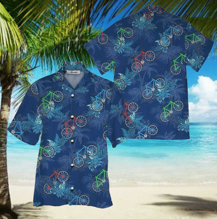 Cycling Hawaiian Shirt