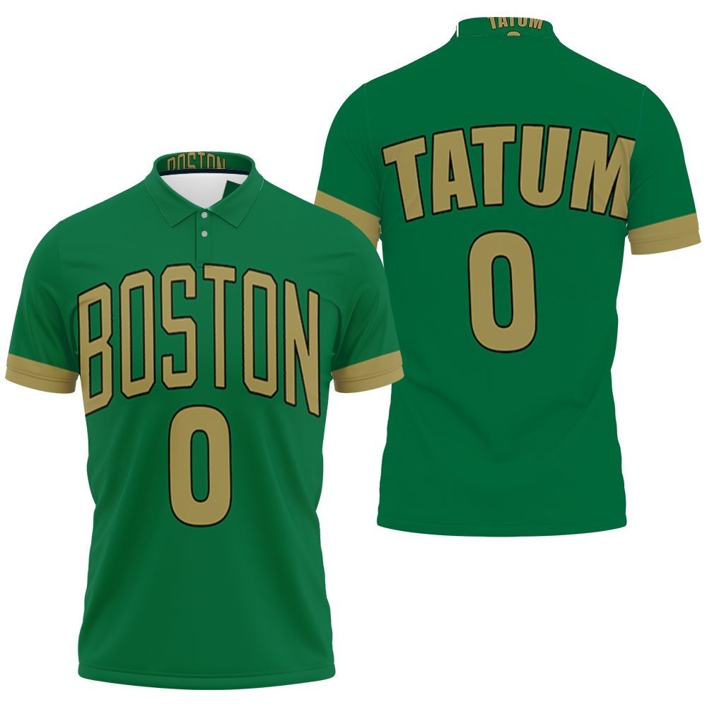 Jayson Tatum Boston Celtics Finished City Edition Kelly Green Jersey 3D All Over Print Polo Shirt Jayson Tatum Boston Celtics Finished City Edition Kelly Green Jersey 3D All Over Print Polo Shirt