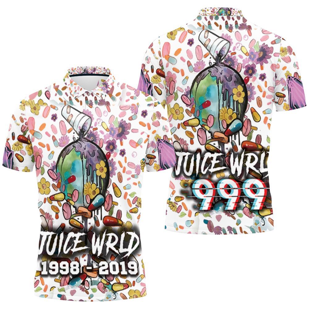 Juice Wrld 999 Future On Drugs Over The World Polo Shirt All Over Print Shirt T-shirt