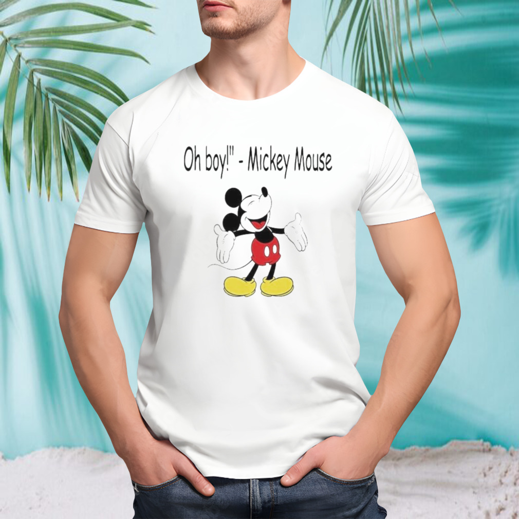 Oh boy! Mickey Mouse shirt
