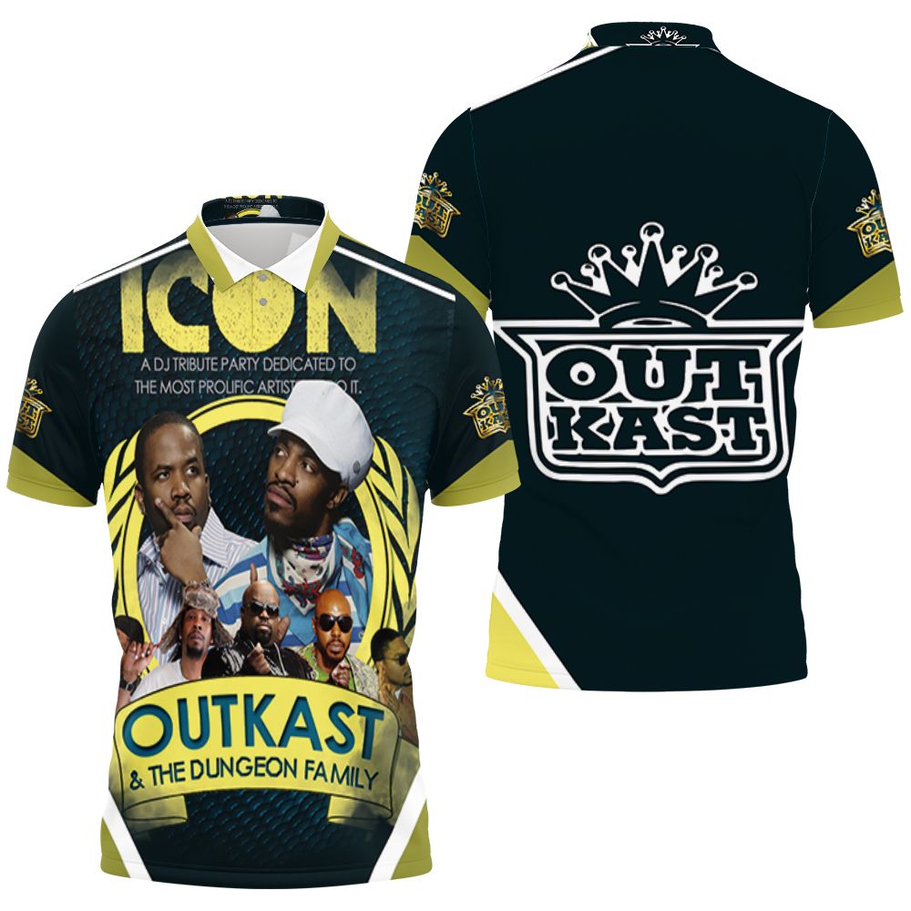 Outkast And Dungeon Icon Family Show 3D All Over Print Polo Shirt