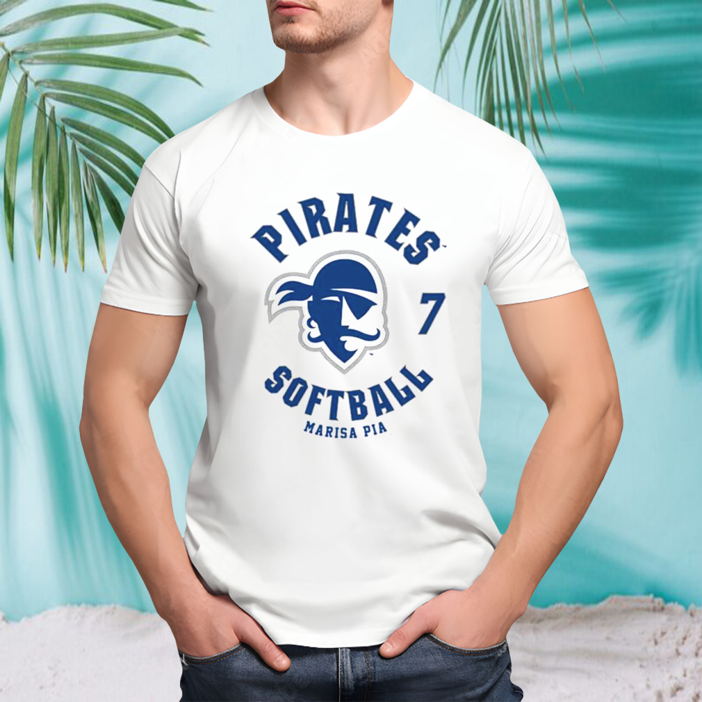 Seton Hall Pirates Marisa Pia 2023 NCAA Softball shirt