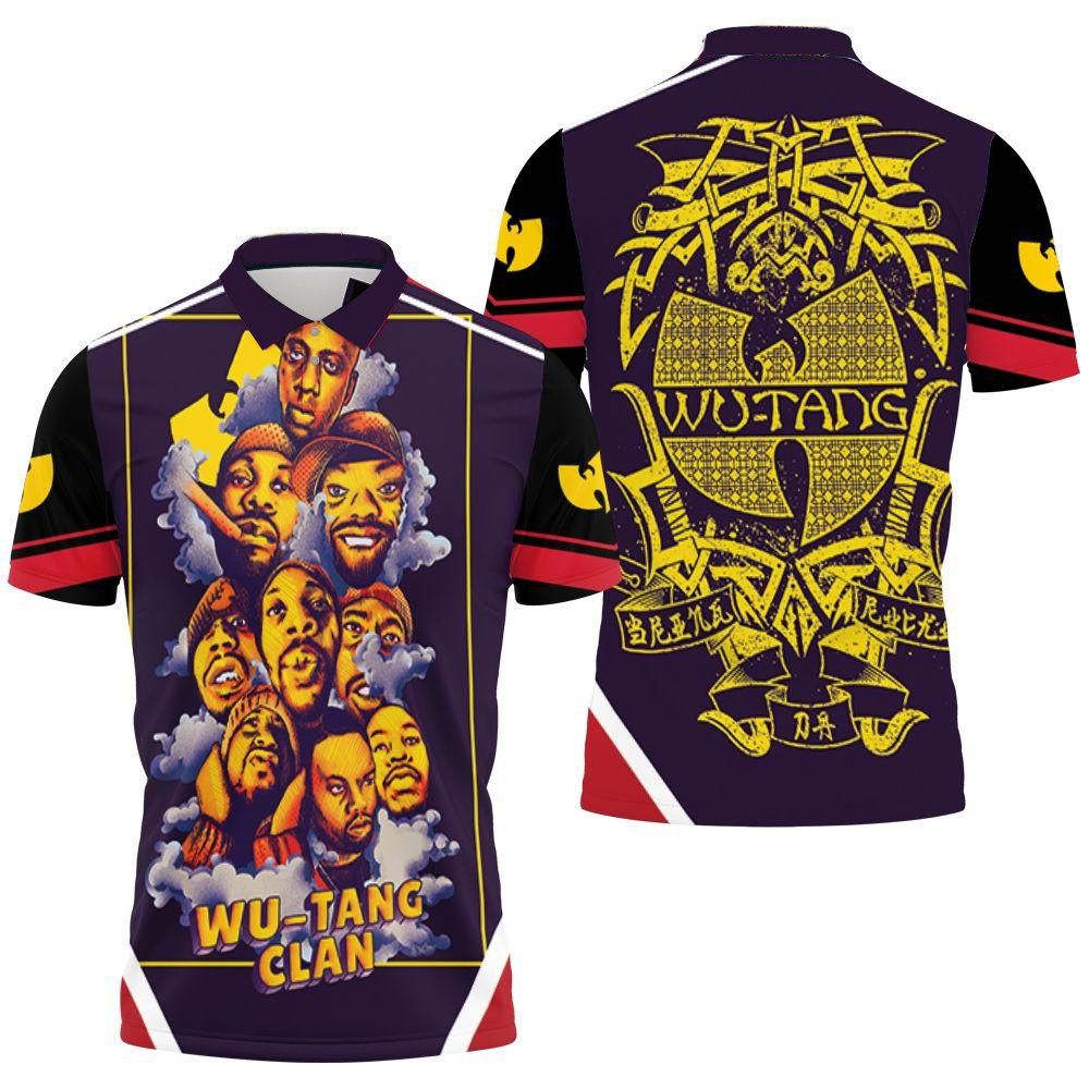 Wu Tang Clan Smoke Legend Hip Hop Rapper For Fan 3D All Over Print Polo Shirt