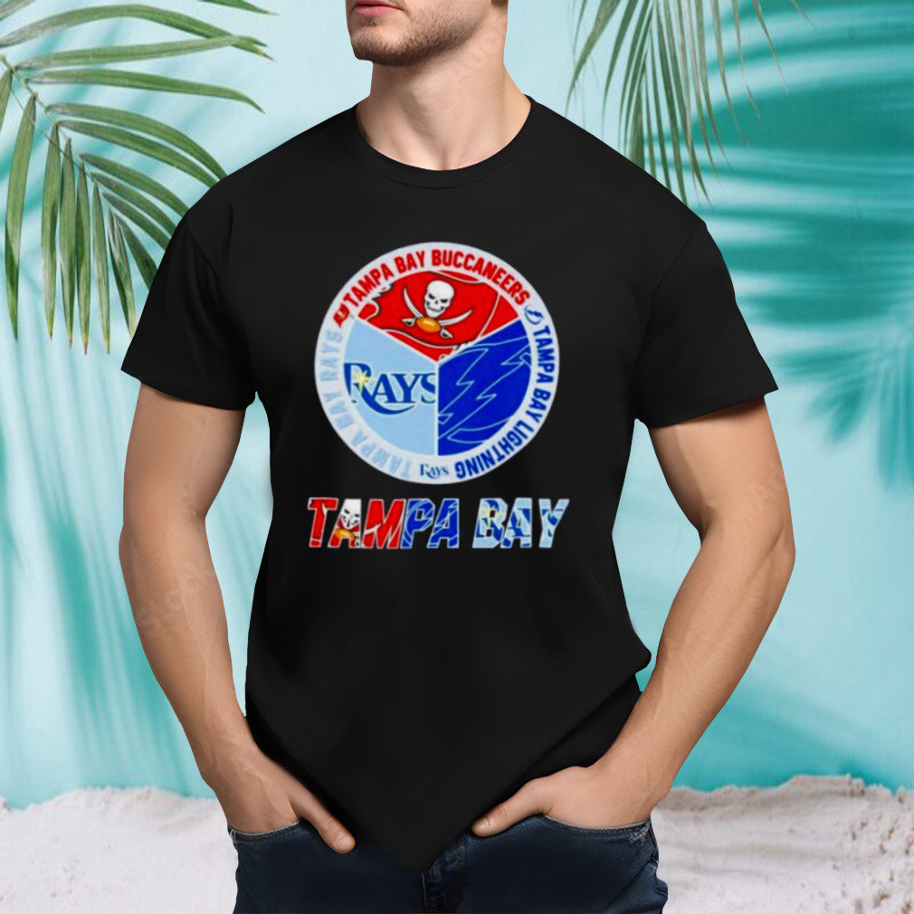 tampa Bay sports Rays Buccaneers and Lightning shirt