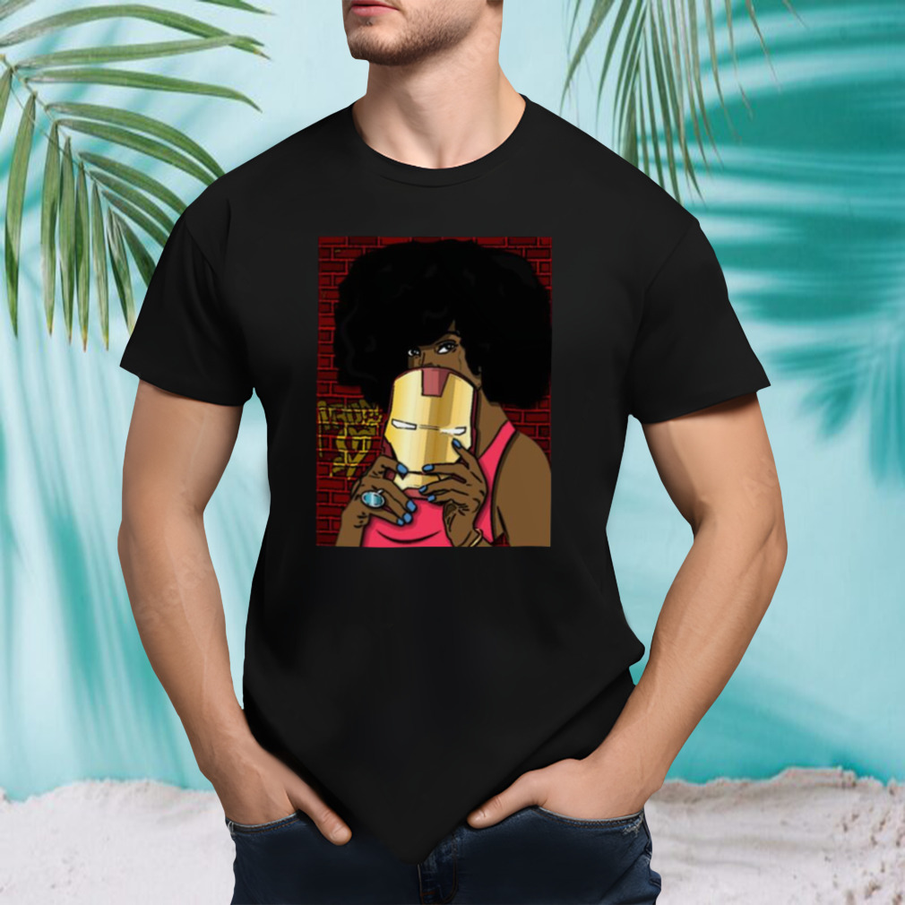Iron Heart Graffiti Riri Drinks Coffee shirt