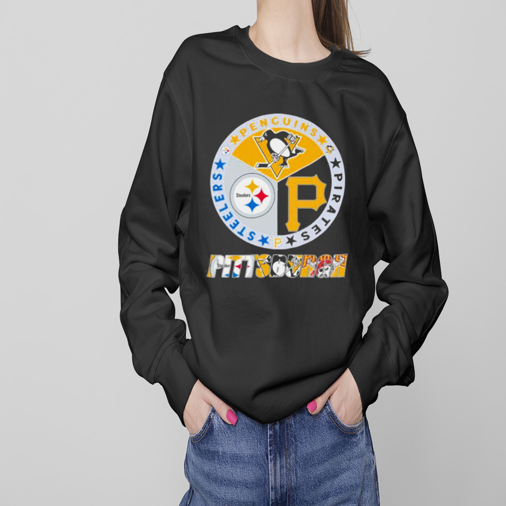 Pittsburgh Sports Teams Logo Steelers Penguins And Pirates Shirt