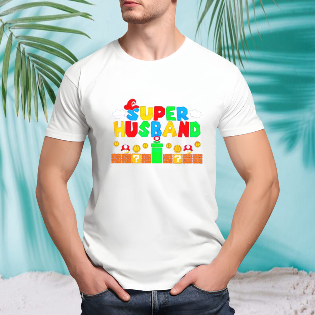 Super Husband Funny Husband Super Mario Shirt