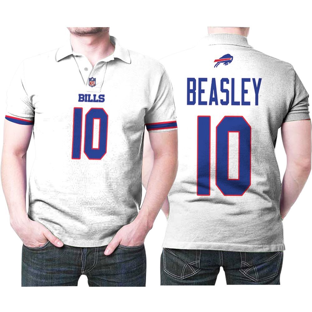 Buffalo Bills Cole Beasley #10 Nfl Great Player American Football Team Game White 3d Designed Allover Gift For Bills Fans Polo 3d shirt