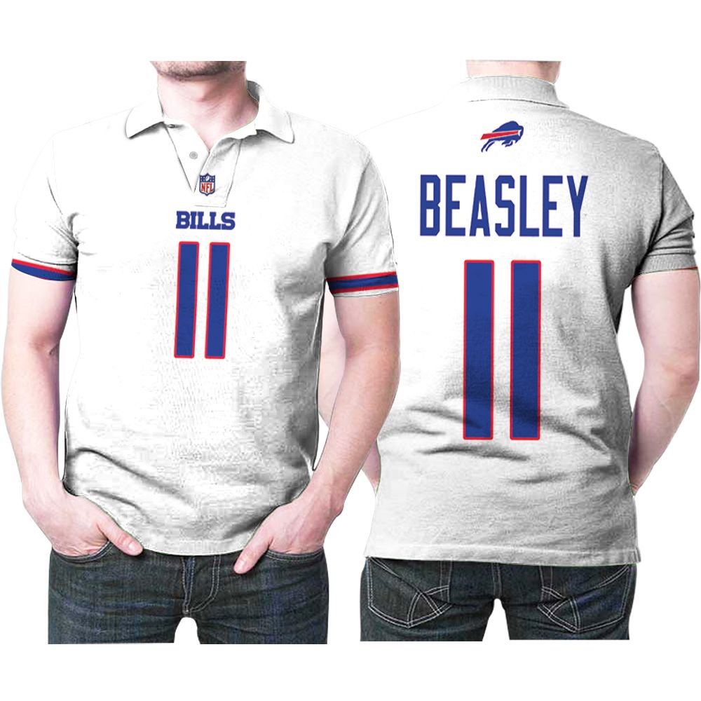 Buffalo Bills Cole Beasley #11 Nfl Great Player American Football Team Game White 3d Designed Allover Gift For Bills Fans Polo Shirt