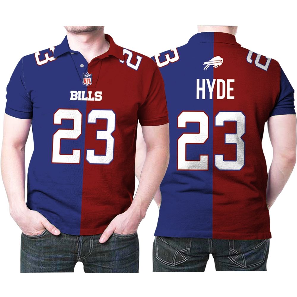 Buffalo Bills Micah Hyde #23 Great Player Nfl Vapor Limited Royal Red Two Tone Jersey Style Gift For Bills Fans Polo Shirt