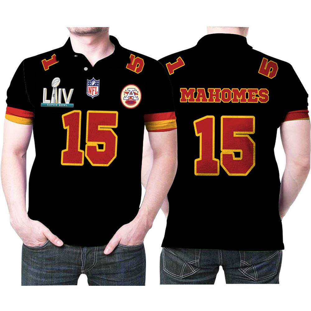 Kansas City Chiefs Patrick Mahomes 15 Legend Player Super Bowl Liv Football Team Jersey Style Gift For Chiefs Fans Polo Shirt