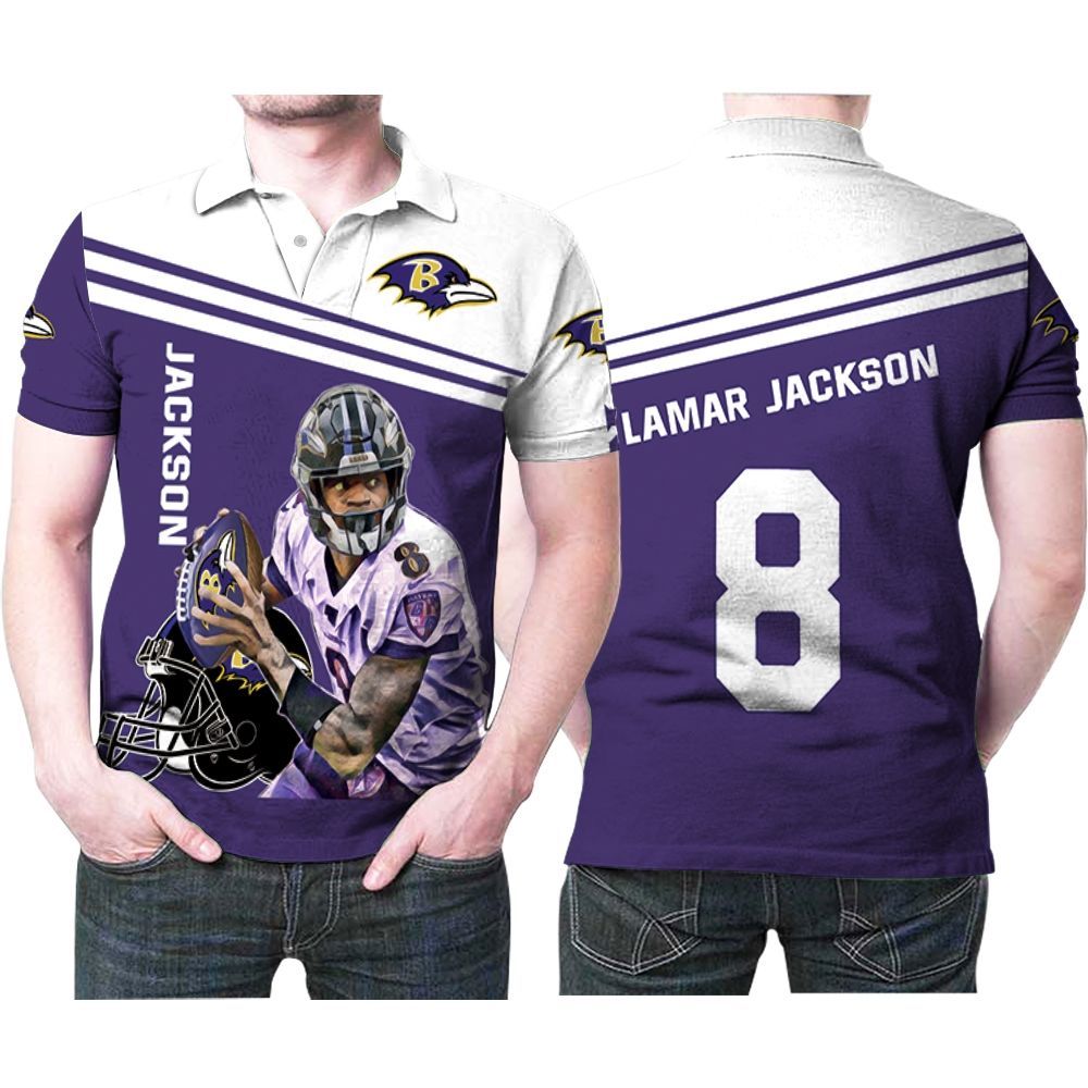 Lamar Jackson Baltimore Ravens 8 Legend 3d Personalized Polo Shirt All Over  Print Shirt 3d T-shirt - Teeruto