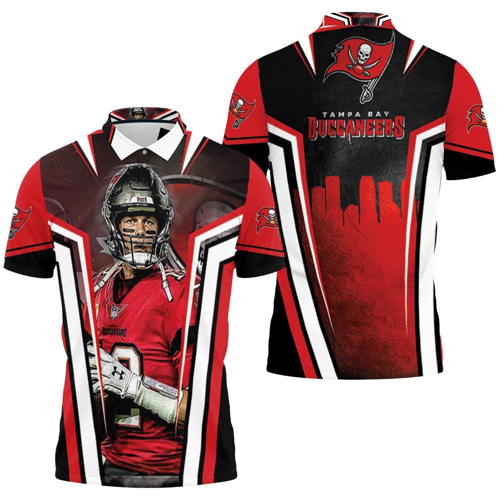 Tampa Bay Buccaneers City Of Super Bowl Champions Tom Brady Polo Shirt All Over Print Shirt 3d T-shirt