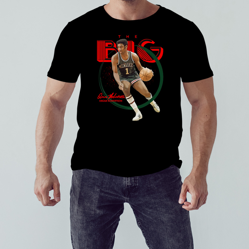 90s Design The Big O Oscar Robertson Basketball shirt