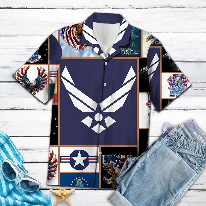 Air Force Hawaiian Shirt Unisex