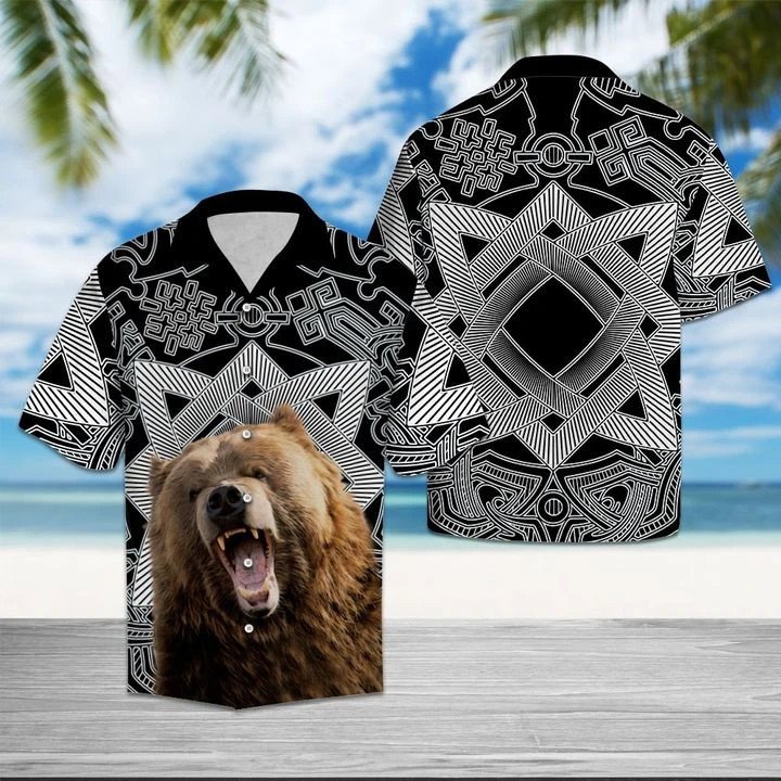 Bear Awesome Hawaiian Shirt