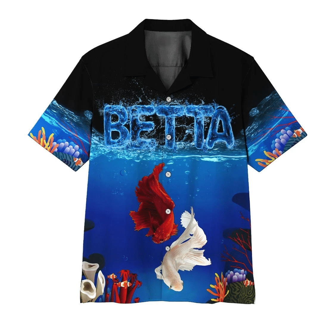 Betta Fish Hawaiian Shirt Unisex