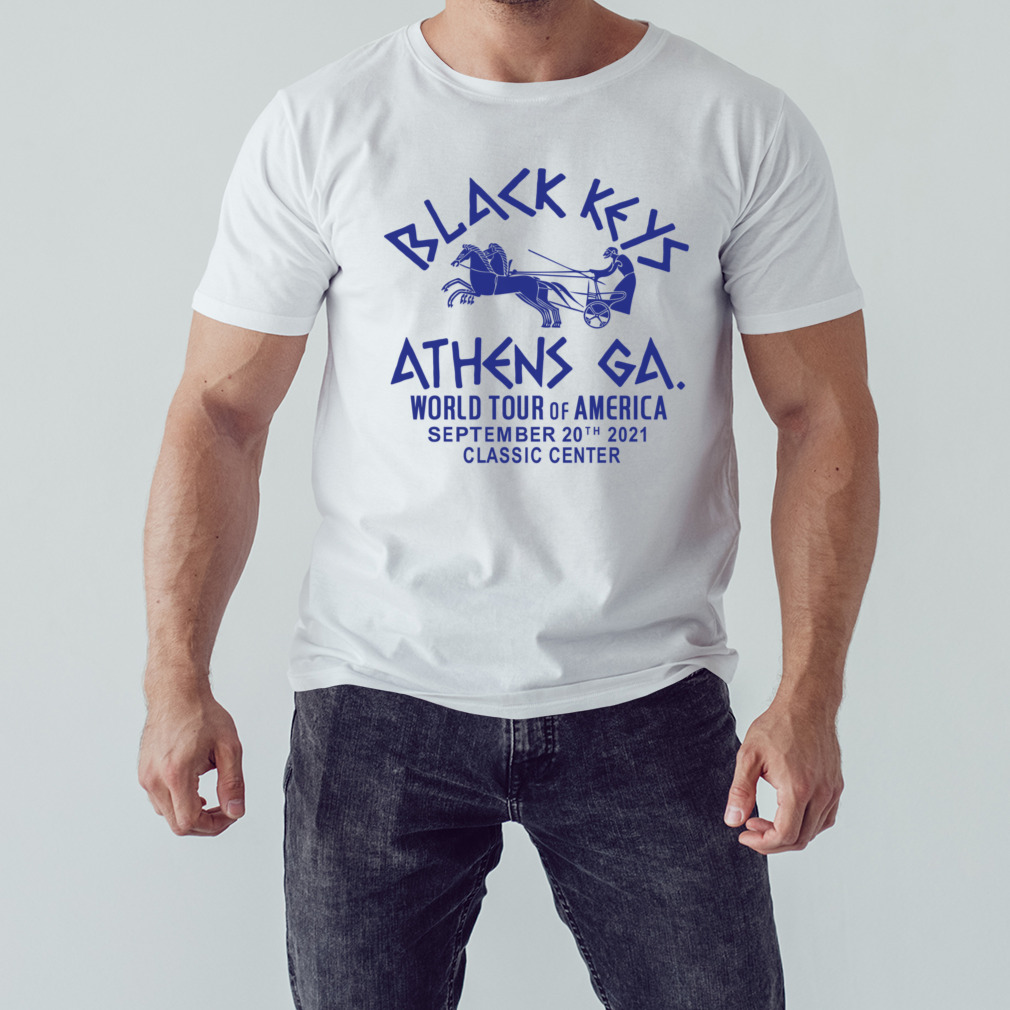 Black Keys Athens GA world tour of America shirt