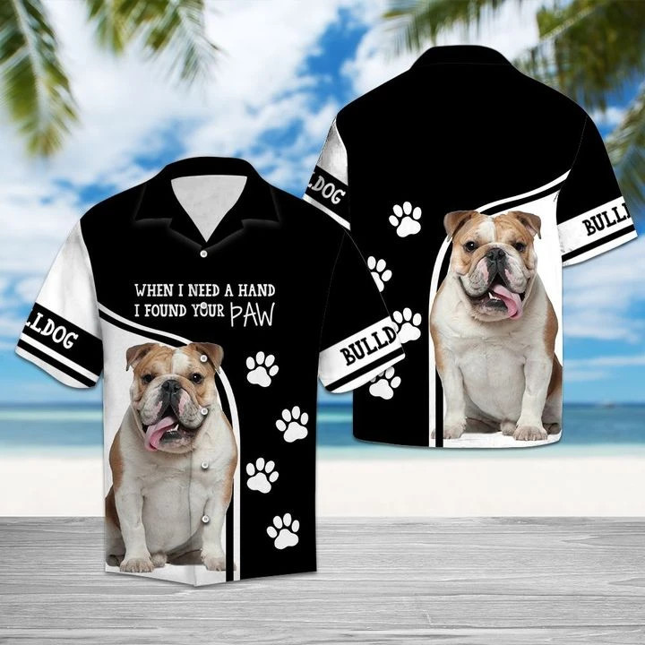 Bulldog Hawaiian Shirt