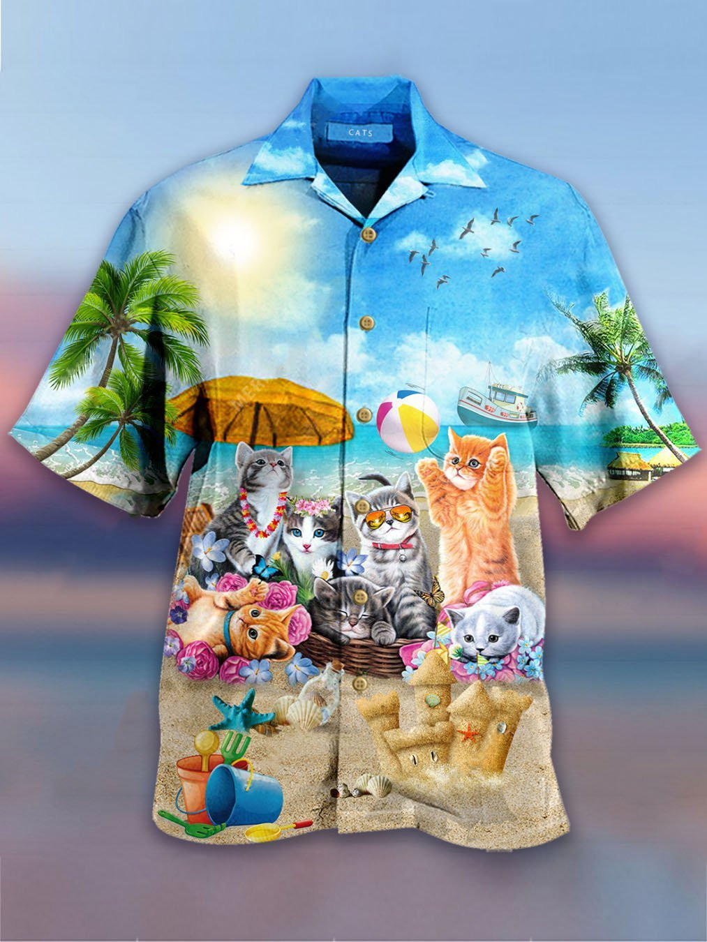 Cats Hawaiian Shirts Unisex