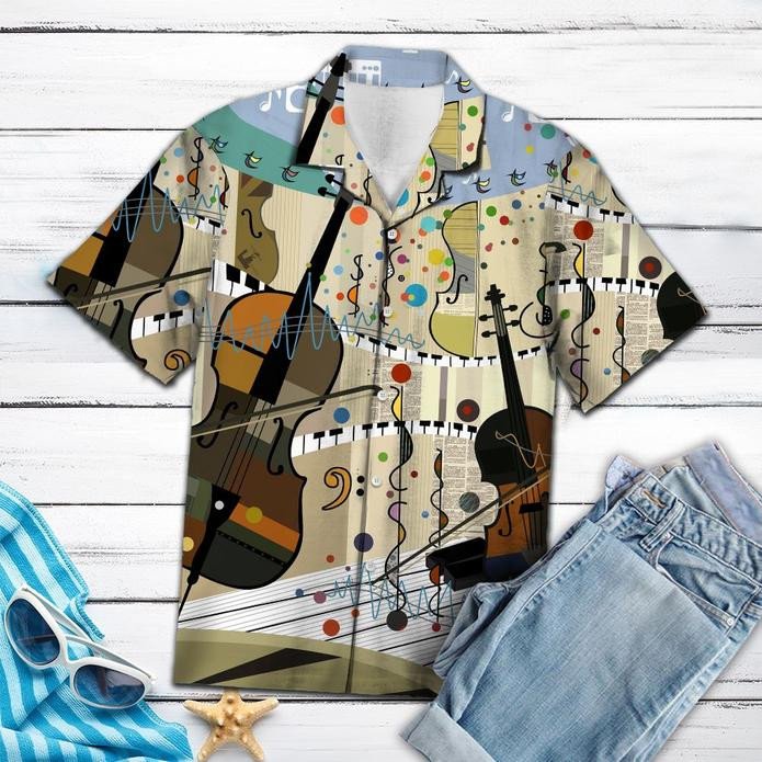 Classical Tradition Cello Hawaiian Shirt