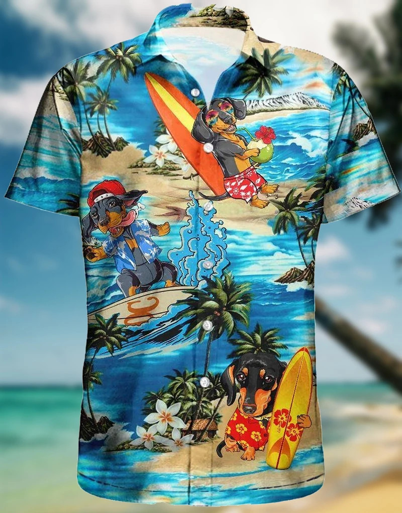 Dachshund Hawaiian Shirt