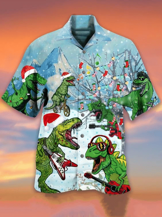 Dinosaur Hawaiian Shirt Unisex
