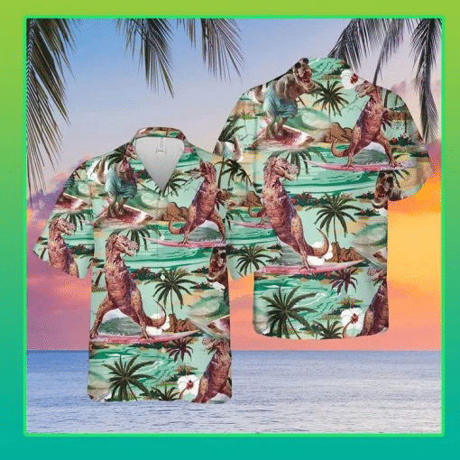 Dinosaur Hawaiian Shirts Unisex