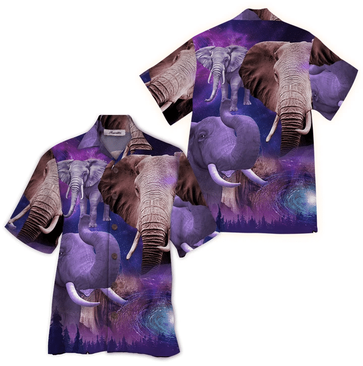 Elephant Hawaiian Shirts Unisex