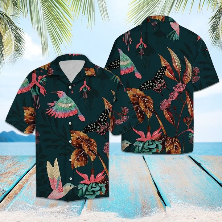 Floral Hawaiian Shirt Unisex